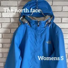 ノースフェイス マウンテンパーカー ブルー青 レディースS NORTH