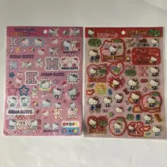 平成レトロ♡ハローキティ シール♡2枚セット