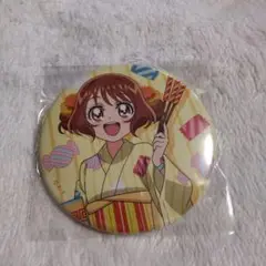 デリシャスパーティプリキュア　華満らん　缶バッジ　思い出いっぱい　納涼まつり