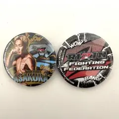 RIZIN ライジン　朝倉未来　缶バッジ