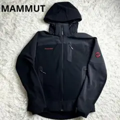 【美品】 MAMMUT PLANO HOODY マウンテンパーカー ブラック