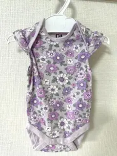 C&A 花柄ロンパース 62CM (2-3M)