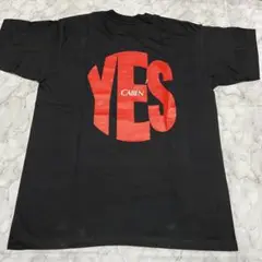 90s YES CABIN Tシャツ ヴィンテージ タバコ ブラック