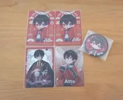 あっと Atto AMPTAKXCOLORS トレカ　缶バッジ　5点セット