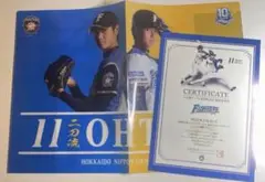 【非売品】大谷翔平　164km/h NPB record 証明書 非売品】大谷翔平 164km/h NPB record 証明書