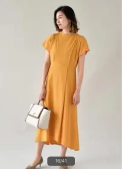 新品UNTITLED◆【ラクに着られる】楊柳ジャージワンピース