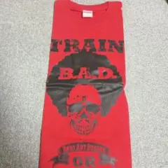 TRAIN B.A.D. 赤 トレーニングTシャツ Lサイズ