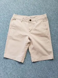 Eddie Bauer エディー　バウアー　ベージュチェック　ハーフパンツ