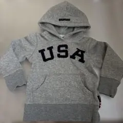 BREEZE グレー USA トレーナー 100 キッズ 保育園着 幼稚園着