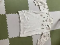 NICE CLAUP 花柄刺繍 長袖ニット