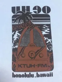 80〜90's クレイジーシャツ製ハワイ大学KTUH-FM Tシャツ Mサイズ