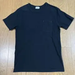 ヒノヤ BURGUSPLUSブラック ポケットTシャツ M
