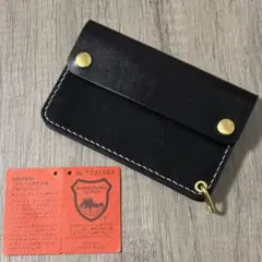ハンドメイド 栃木レザー ミドルトラッカーウォレット