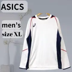 ASICS アシックス 長袖 シャツ メッシュ メンズ XLサイズ　c159