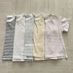 petit main ボーダー　Tシャツ　100 ５種類　まとめ売り