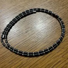 コアフォース　ループブラック ブレスレット 70cm