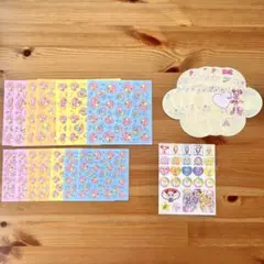 も～っと！おジャ魔女どれみ メモ 折り紙 シール 当時物