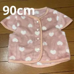 ピンクハート模様スリーパー 90cm
