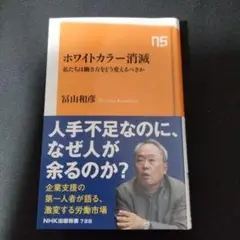ホワイトカラー消滅 富山和彦著【即購入可】