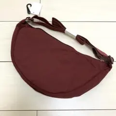 ラウンドミニショルダーバッグ　赤