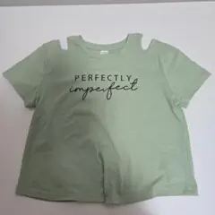 SHEIN ミントグリーン Tシャツ 11-12Y