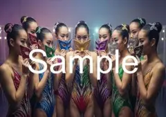 A4サイズアートポスター 1点もの 美女ポスター最高品質 D-S-59