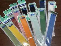 カラフルマジックテープセット 11色12本セット　ユザワヤ　面ファスナー