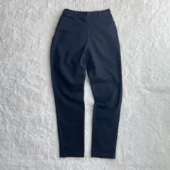 ズーティー エアパンツ ストレッチデニム テーパードパンツ S 後ろゴム コード
