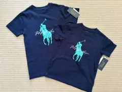 【100cm&120cm】ラルフローレンお揃いTシャツ【新品タグ付き】