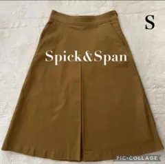 Spick&Span スピック&スパン ロング フレアスカート S ブラウン