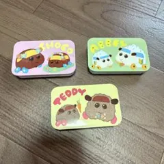 プイプイモルカー スライド缶3個セット（SHOCO, ABBEY, TEDDY）