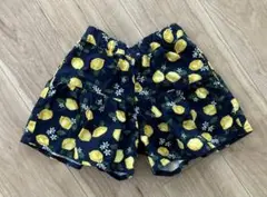 【値下不可】女児 GU レモン柄 キュロット 半ズボン 120cm