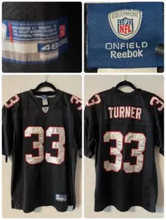 ビンテージ 00s NFL Reebok メンズL 48 ゲームシャツ　ターナー