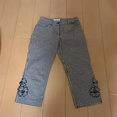 美品　GALLERY VISONI ギンガムチェック カジュアルパンツ
