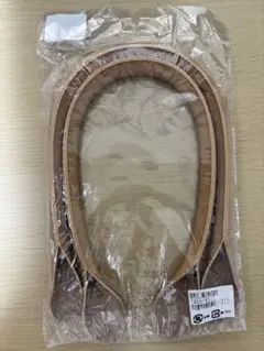 バッグ 革持ち手 ベージュ