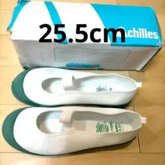 Achilles エアファブリック シューズ 上履き 25.5EEcm 緑
