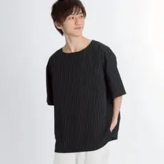 zB73【M】ブラウニー ピンストライプ柄 クリーンモード 直線美演出