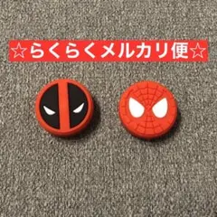 テニス 振動止め バイブレーションストッパー 2個セット ❷ スパイダーマン　他