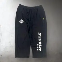 ATHLETA ロゴプリント スウェットパンツ 七分丈 スポーツ カジュアル