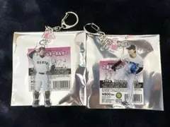 ジャイアンツ 巨人 福島2連アクリルキーホルダー 阿部慎之助 船迫大雅