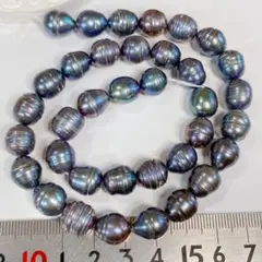 タヒチカラー＊淡水真珠＊カラーパールa19