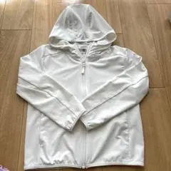 UNIQLO UVカット パーカー 110サイズ ホワイト