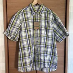 【新品タグ付】KANSAI JEANS チェック柄 半袖シャツ Lサイズ