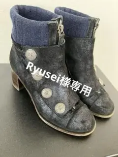 最終値下げ シャネル CHANEL ショートブーツ 35 ♪