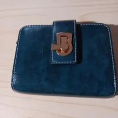 ターコイズ　 三つ折り財布