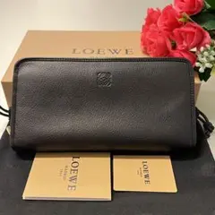 未使用に近い‼️ ロエベ LOEWE 財布 長財布 アマソナ ラウンドファスナー