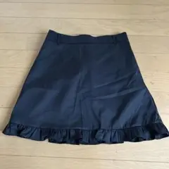 apresjour アプレジュール　フリルミニスカート　黒