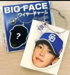 中日ドラゴンズ　82 浅尾拓也シークレットBIG FACE ワイヤーチャーム