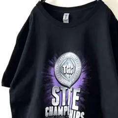 TCGS ステート チャンピオンズ Tシャツ L ブラック 黒 古着