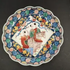伊万里　福右衛門　古染唐草文　銚子　共箱 伊万里 福右衛門 古染唐草文 銚子 共箱